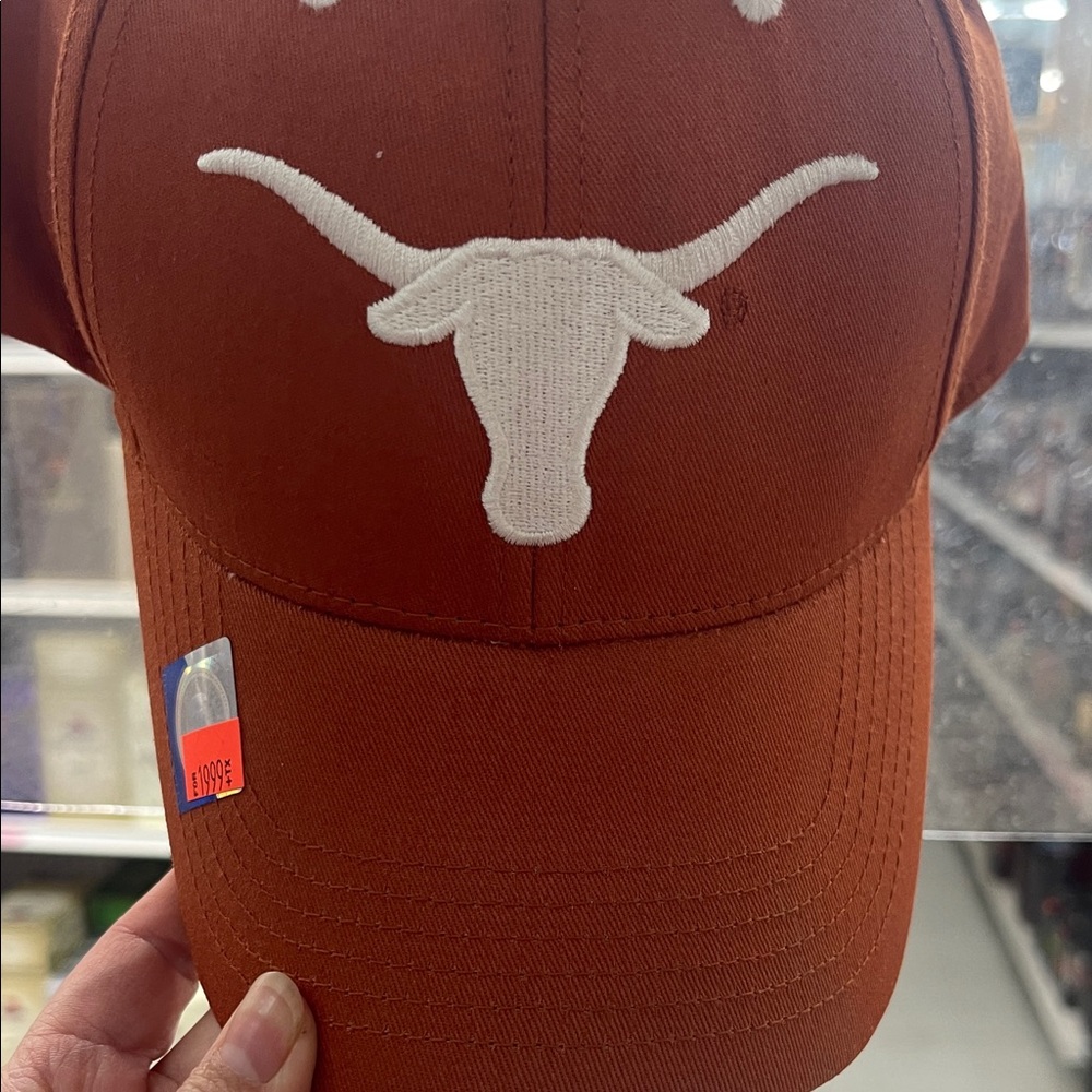Burnt Orange Cap with Longhorn Logo - Picture 5 of 7